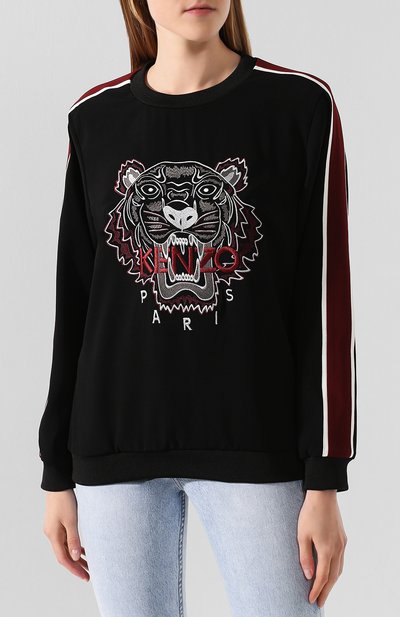 Свитшот KENZO черного цвета по цене 38750 руб., арт. F962T00105AC, фото 3 Свитшот KENZO, арт. F962T00105AC, фото 3