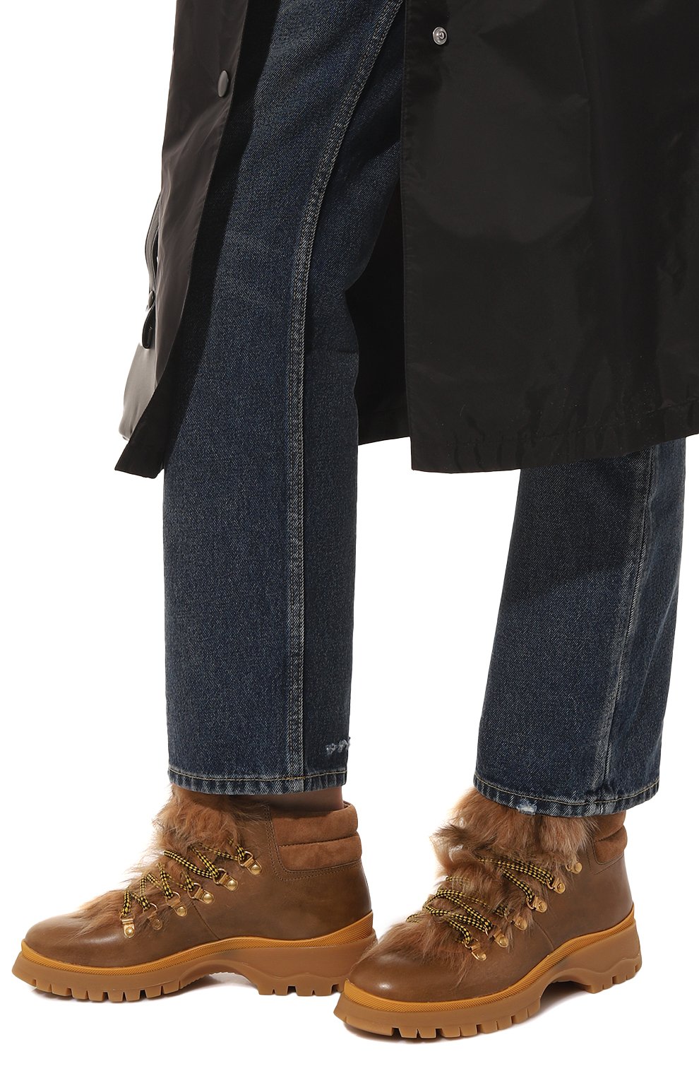 Кожаные ботинки PRADA, арт. 1T588L-3K1B-F0018-D030, фото 3