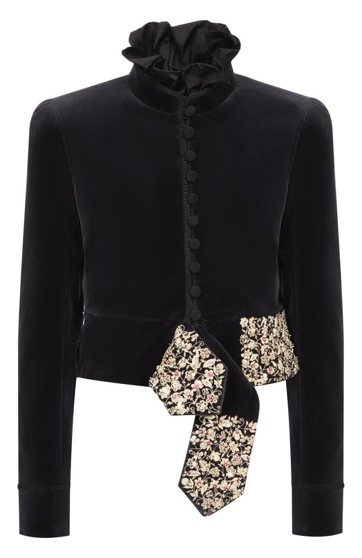 Бархатный жакет Chloé CH25WVE81091 Чёрный CH25WVE81091