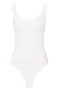 Женское боди WOLFORD белого цвета, арт. 75086. | Фото 1 (Материал внешний: Хлопок, Синтетический материал; Нос: Не проставлено)