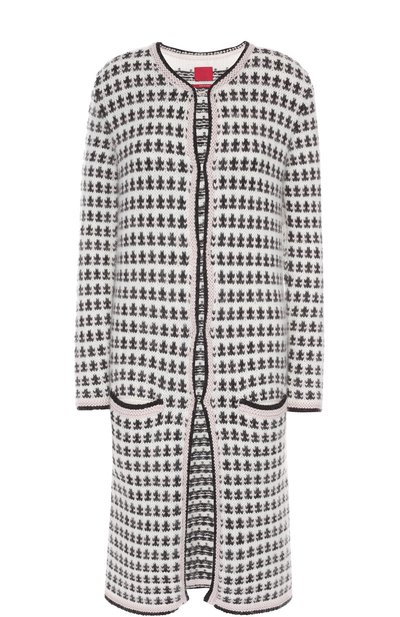 Женский удлиненный кардиган с контрастным принтом MONCLER, арт. B2-193-94945-00-9487D