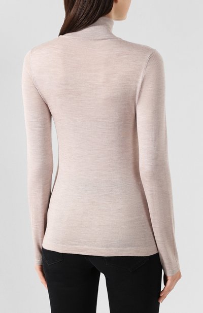 Водолазка из кашемира и шелка BRUNELLO CUCINELLI, арт. M13800063, фото 4
