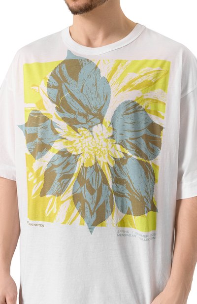 Хлопковая футболка DRIES VAN NOTEN, арт. 251-021141-1608, фото 5