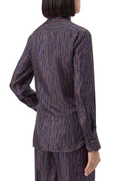 Атласная блузка KITON, арт. D48407, фото 4