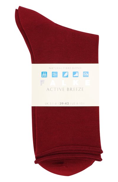 Вязаные носки active breeze FALKE красного цвета по цене 1290 руб., арт. 46125_18_1_, фото 2 Вязаные носки active breeze FALKE, арт. 46125_18_1_, фото 2