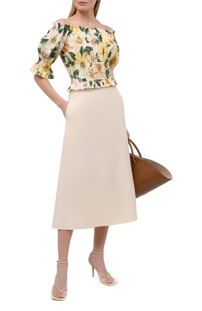 Хлопковый топ DOLCE & GABBANA, арт. F74R0T/HS5IA, фото 2
