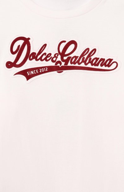 Хлопковая футболка DOLCE & GABBANA, арт. L4JTHV/G7Q2W_001, фото 3