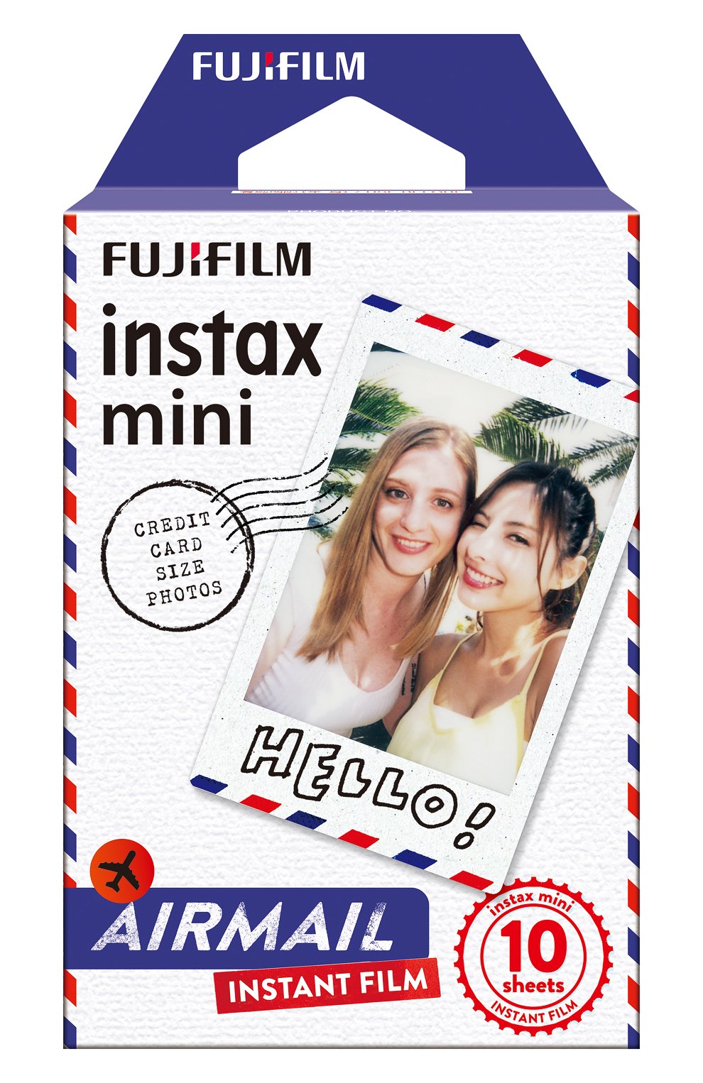 Фотопленка fujifilm instax mini airmail 10 INSTAX разноцветного цвета по цене 1290 руб., арт. 4547410282160, фото 1 Фотопленка fujifilm instax mini airmail 10 INSTAX, арт. 4547410282160, фото 1