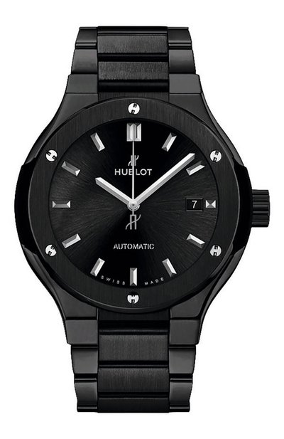 Женские часы classic fusion ceramic black bracelet HUBLOT, арт. 585.CM.1470.CM