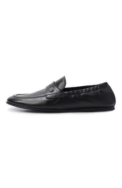Кожаные лоферы ariosto DOLCE & GABBANA черного цвета по цене 89950 руб., арт. A50790/A0374, фото 3 Кожаные лоферы ariosto DOLCE & GABBANA, арт. A50790/A0374, фото 3