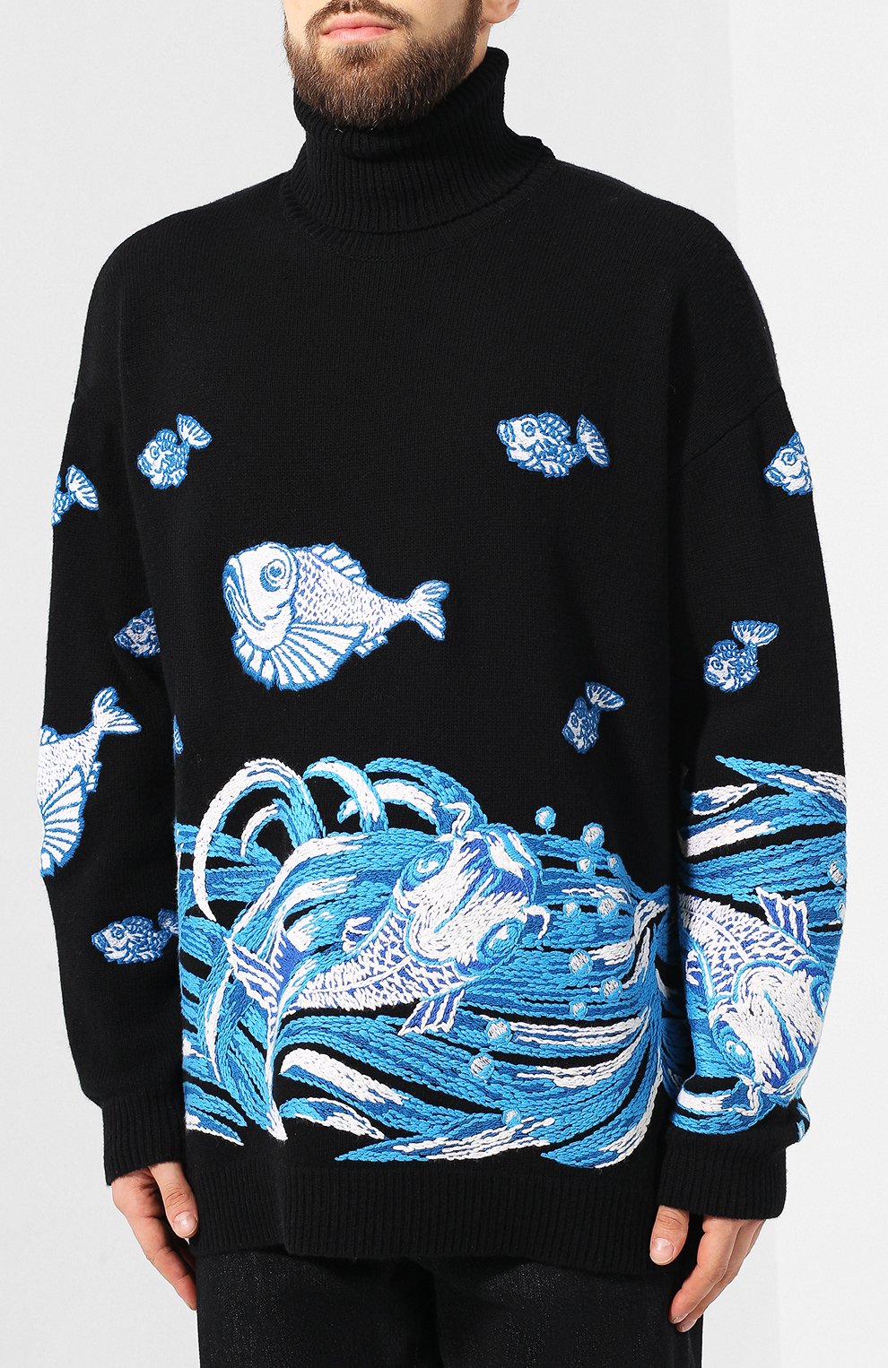 Свитер из смеси шер сти и кашемира VALENTINO, арт. SV3KC04Q5HG, фото 3