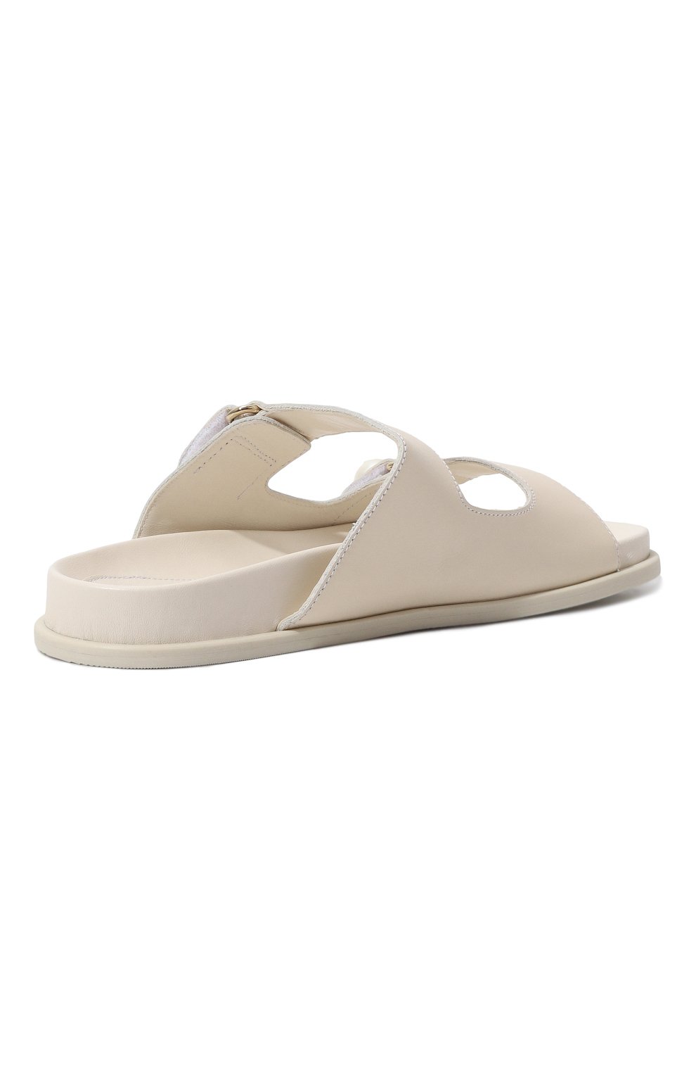 Кожаные шлепанцы fayence JIMMY CHOO, арт. FAYENCE SANDAL/SQM, фото 5