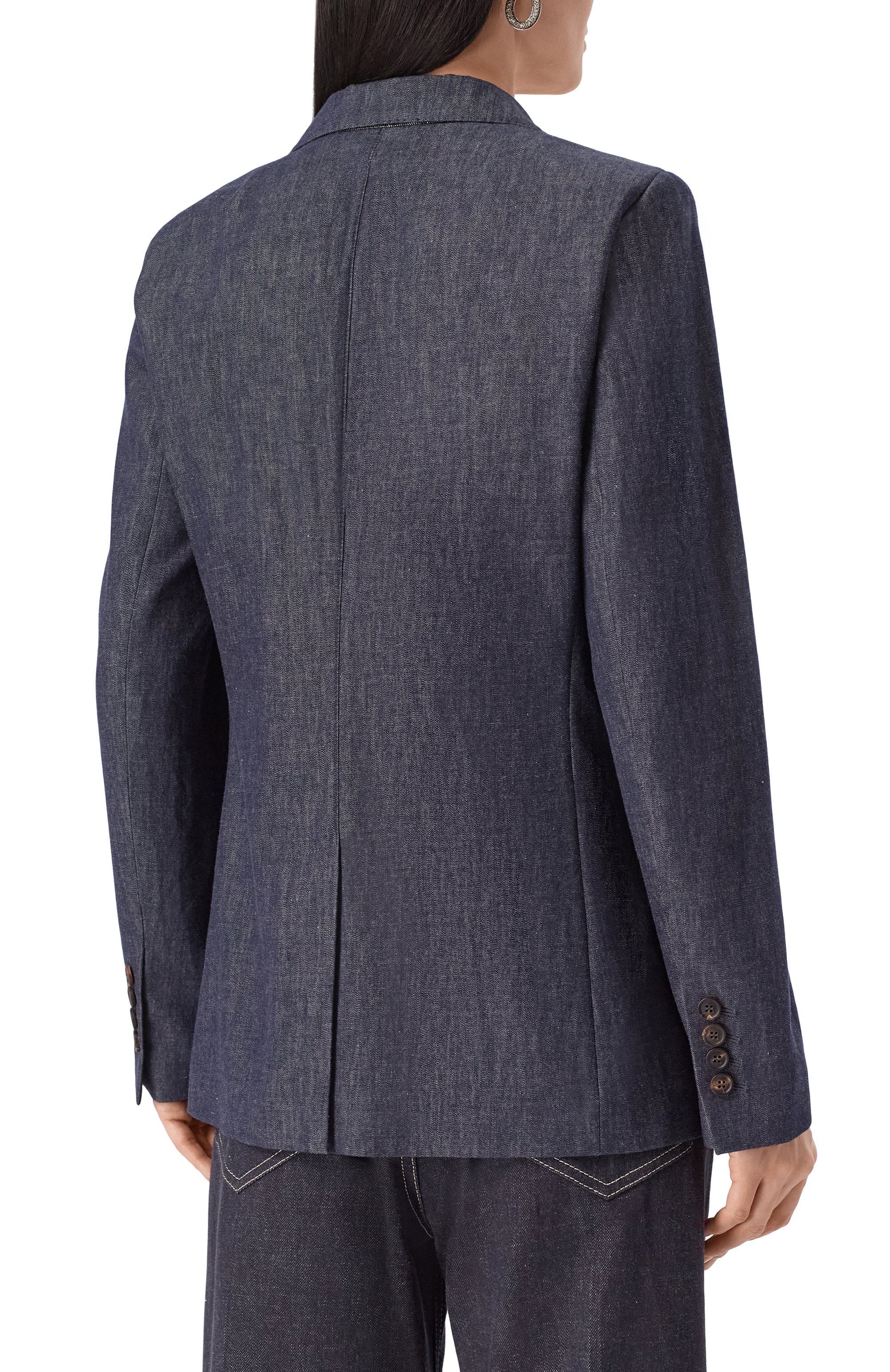 Хлопковый жакет BRUNELLO CUCINELLI, арт. MA7827335, фото 4