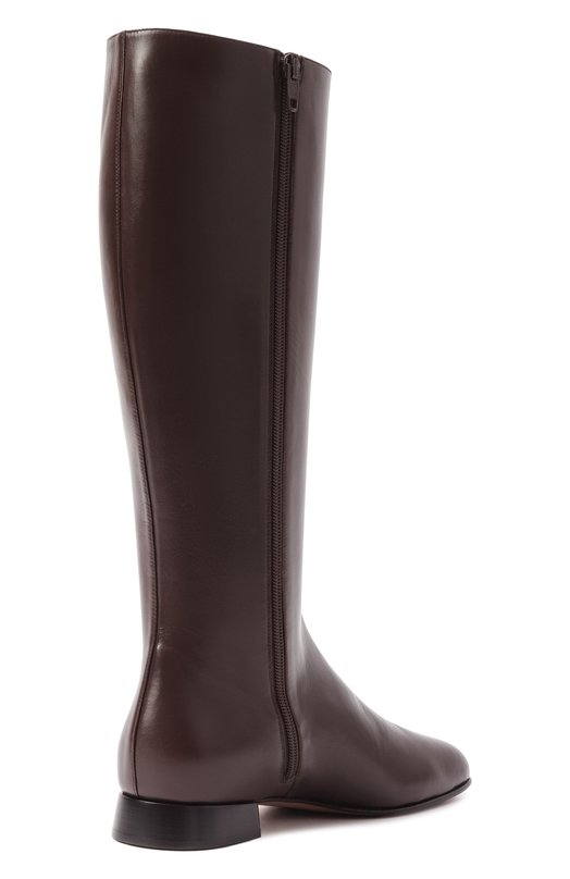 Кожаные сапоги VLogo Signature Valentino 7W2S0LI5/DDT Коричневый  7W2S0LI5/DDT Фото 5