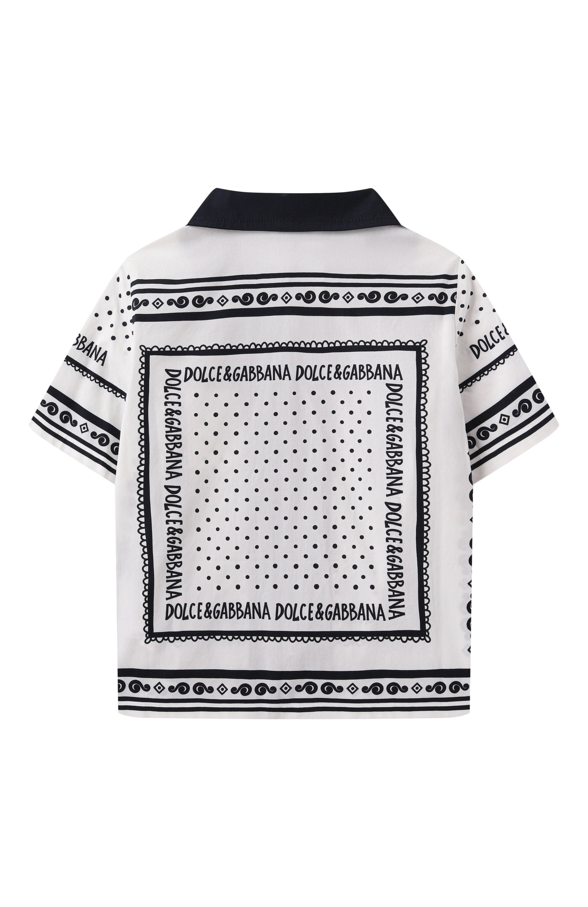 Хлопковая рубашка DOLCE & GABBANA, арт. L14S37/FI5KQ, фото 2