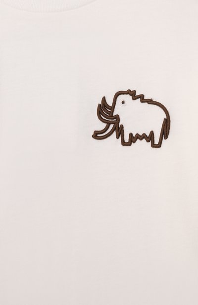 Хлопковый лонгслив IL GUFO, арт. A25GTA0003MF002, фото 3