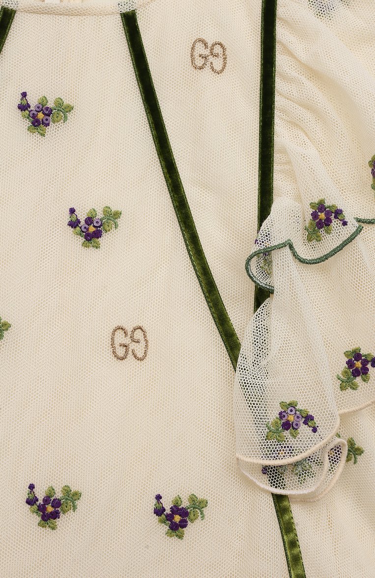 Хлопковое платье GUCCI, арт. 621091 ZAE5I, фото 1