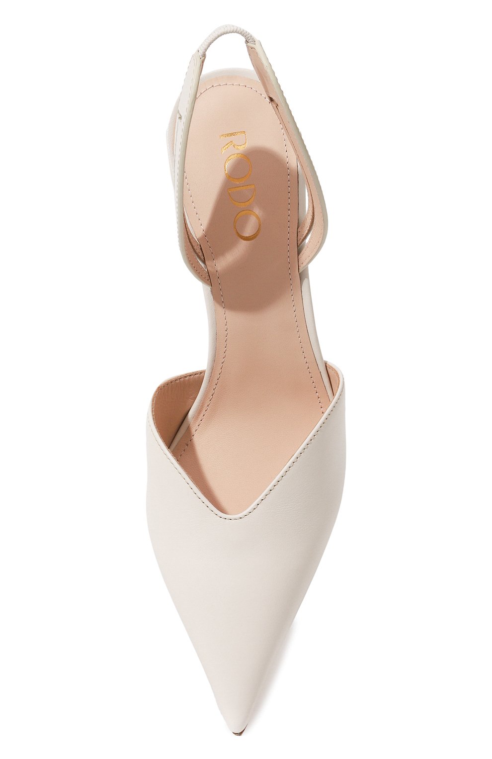 Кожаные туфли aira 80 RODO белого цвета по цене 67150 руб., арт. S0605/093, фото 6 Кожаные туфли aira 80 RODO, арт. S0605/093, фото 6