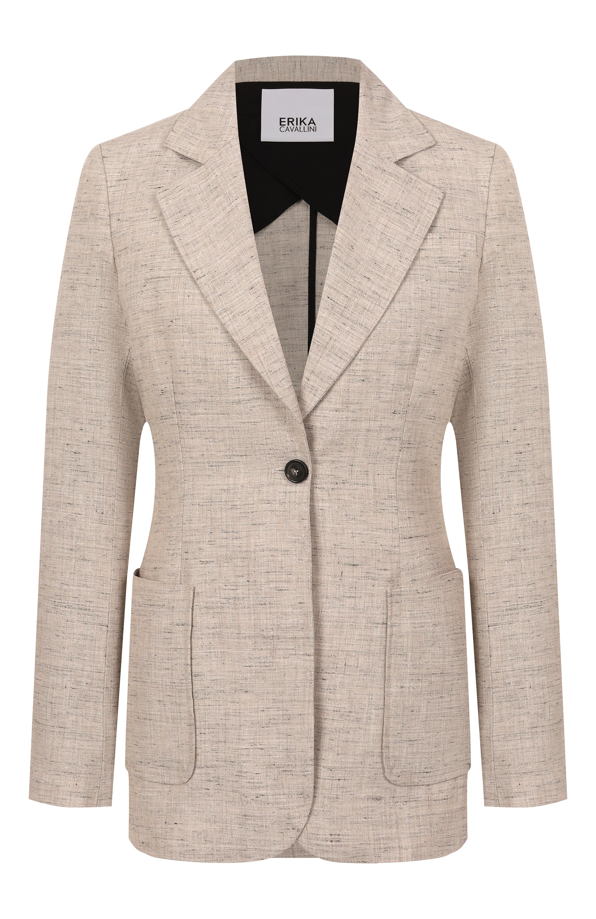 Жакет из вискозы и льна ERIKA CAVALLINI, арт. P5S006, фото 1