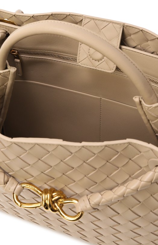 Сумка Andiamo medium Bottega Veneta 766016/VCPP1 Бежевый  766016/VCPP1 Фото 5