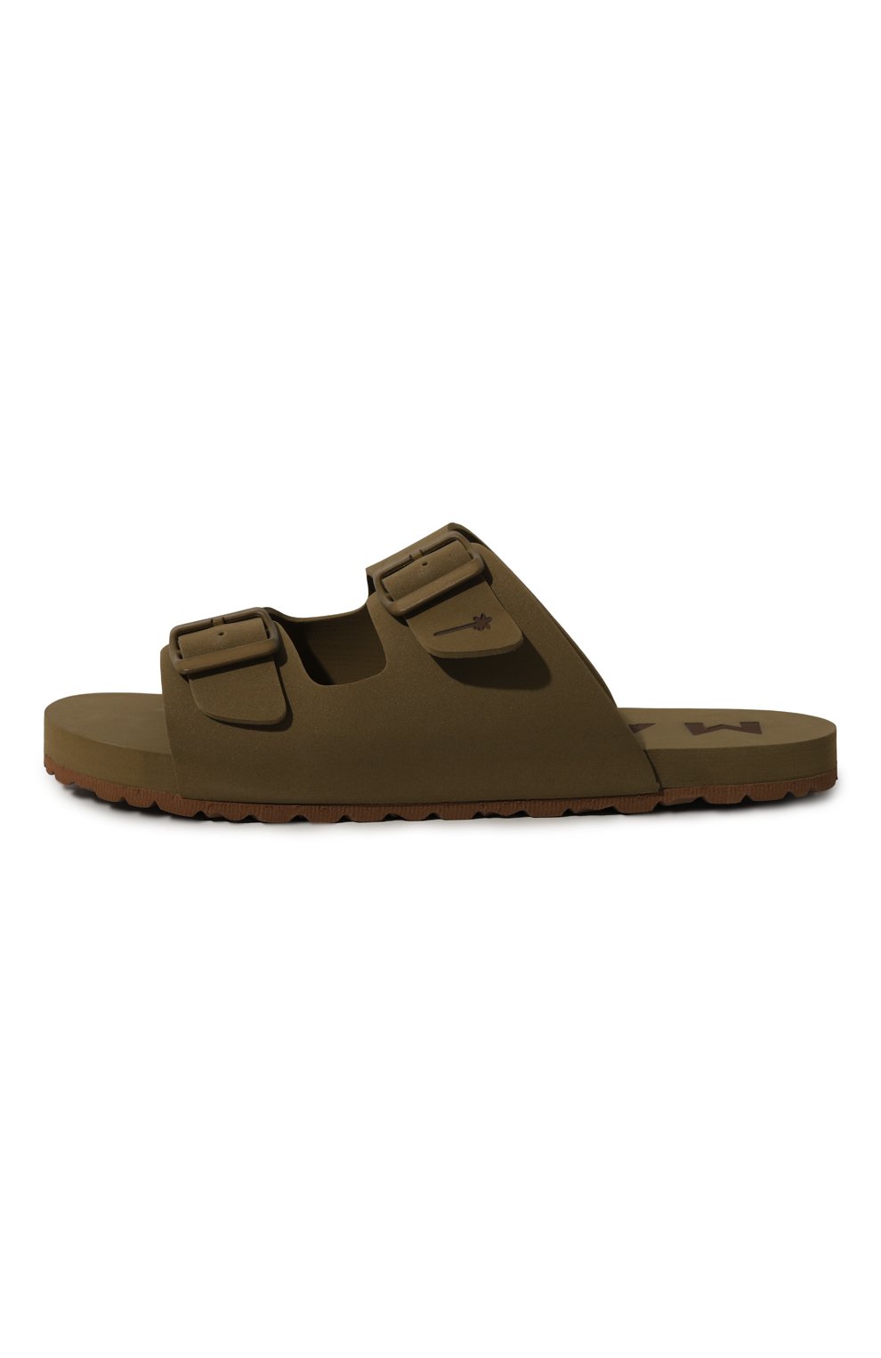 Шлепанцы MANEBI хаки цвета по цене 12550 руб., арт. R 4.1 EM, фото 4 Шлепанцы MANEBI, арт. R 4.1 EM, фото 4
