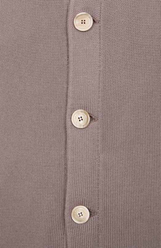 Хлопковый кардиган Brunello Cucinelli M28707006 Бежевый  M28707006 Фото 6