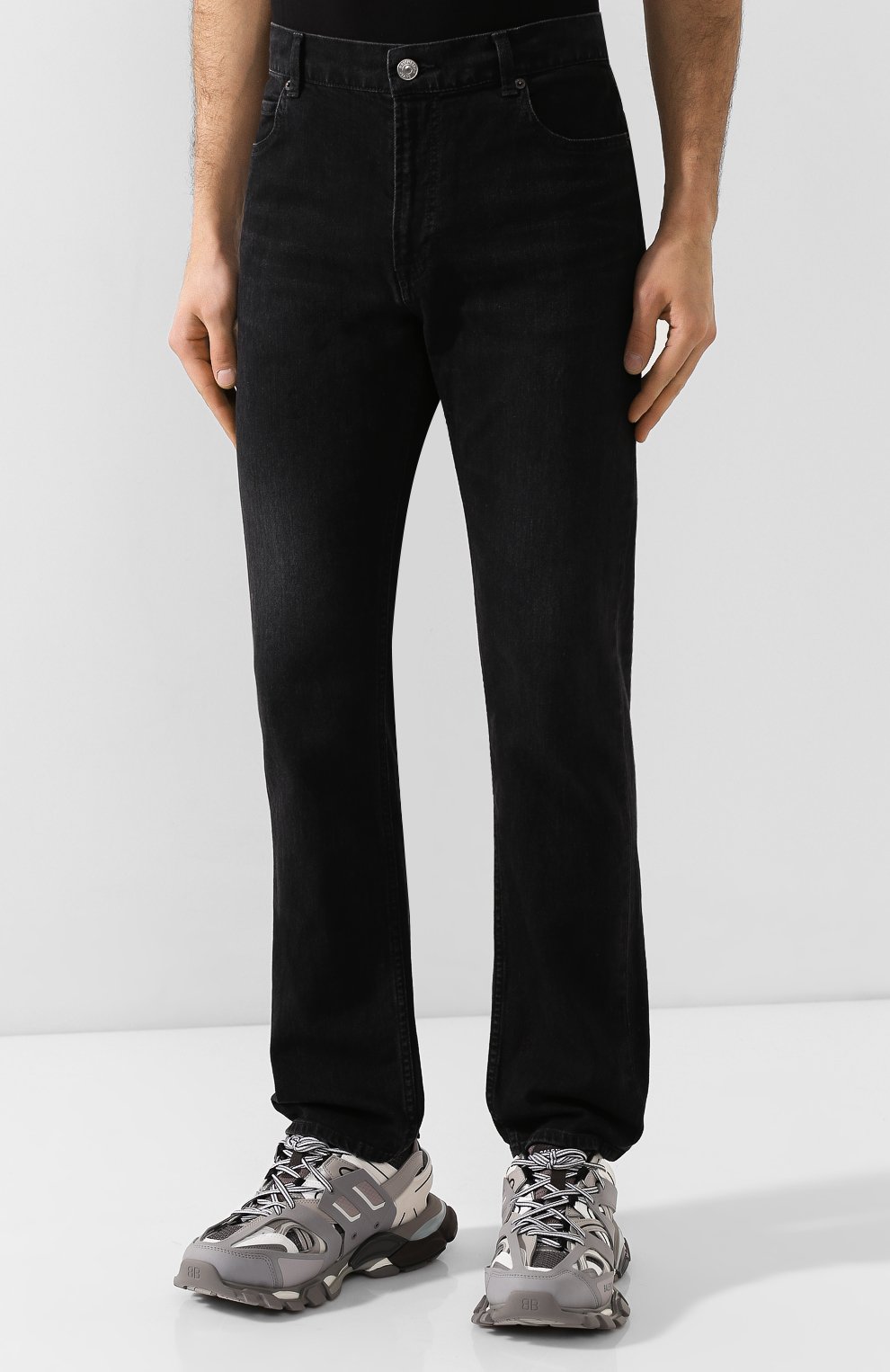 Джинсы BALENCIAGA черного цвета по цене 35650 руб., арт. 600382/TDW16, фото 3 Джинсы BALENCIAGA, арт. 600382/TDW16, фото 3