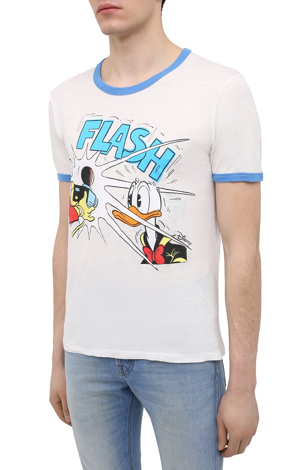 Футболка изо льна и хлопка disney  x gucci GUCCI, арт. 645302/XJC8W, фото 3