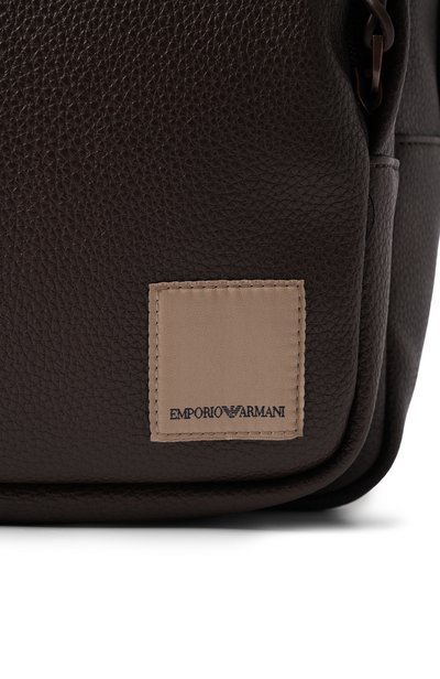 Рюкзак EMPORIO ARMANI темно-коричневого цвета по цене 46550 руб., арт. EM007108/AF29111, фото 5 Рюкзак EMPORIO ARMANI, арт. EM007108/AF29111, фото 5