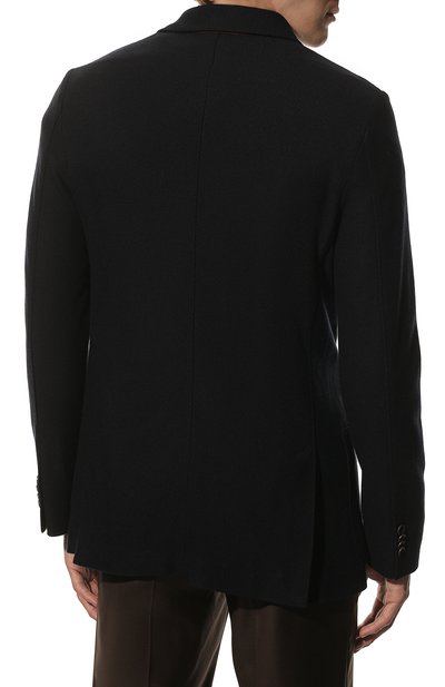 Пиджак из шелка и кашемира LORO PIANA темно-синего цвета по цене 299500 руб., арт. FAI2572, фото 4 Пиджак из шелка и кашемира LORO PIANA, арт. FAI2572, фото 4