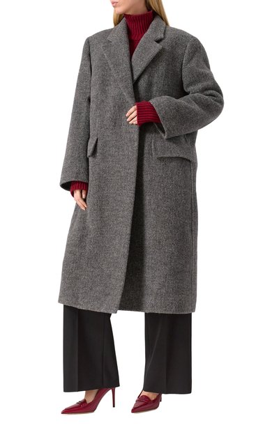 Шерстяное пальто JIL SANDER, арт. J02AA0176-J41387, фото 3