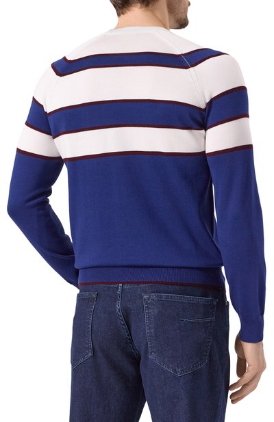 Джемпер из хлопка и шелка ZILLI, арт. KRN001M0142VBLS00, фото 4