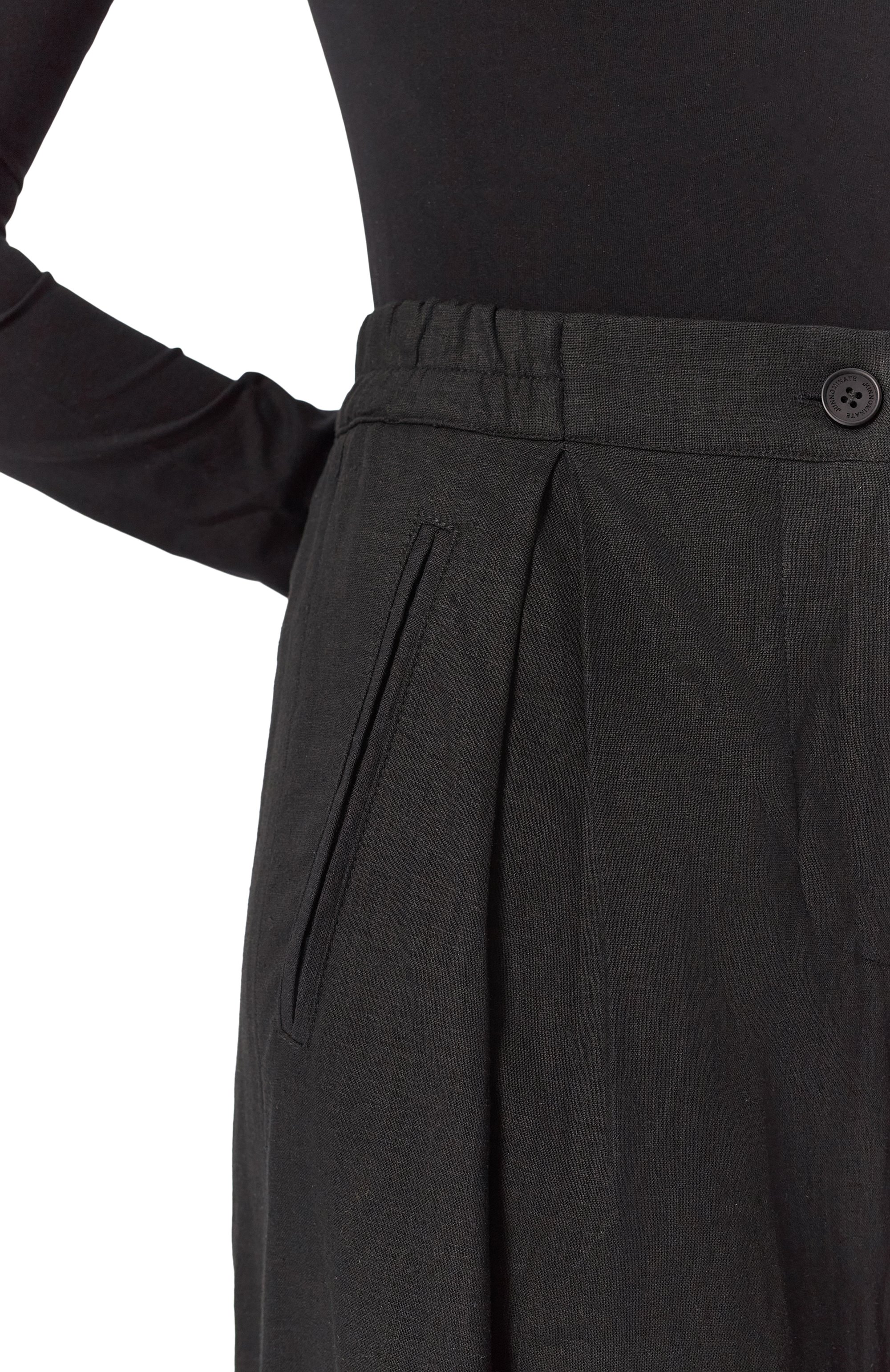 Брюки изо льна и вискозы HINNOMINATE, арт. HMABW01854, фото 5