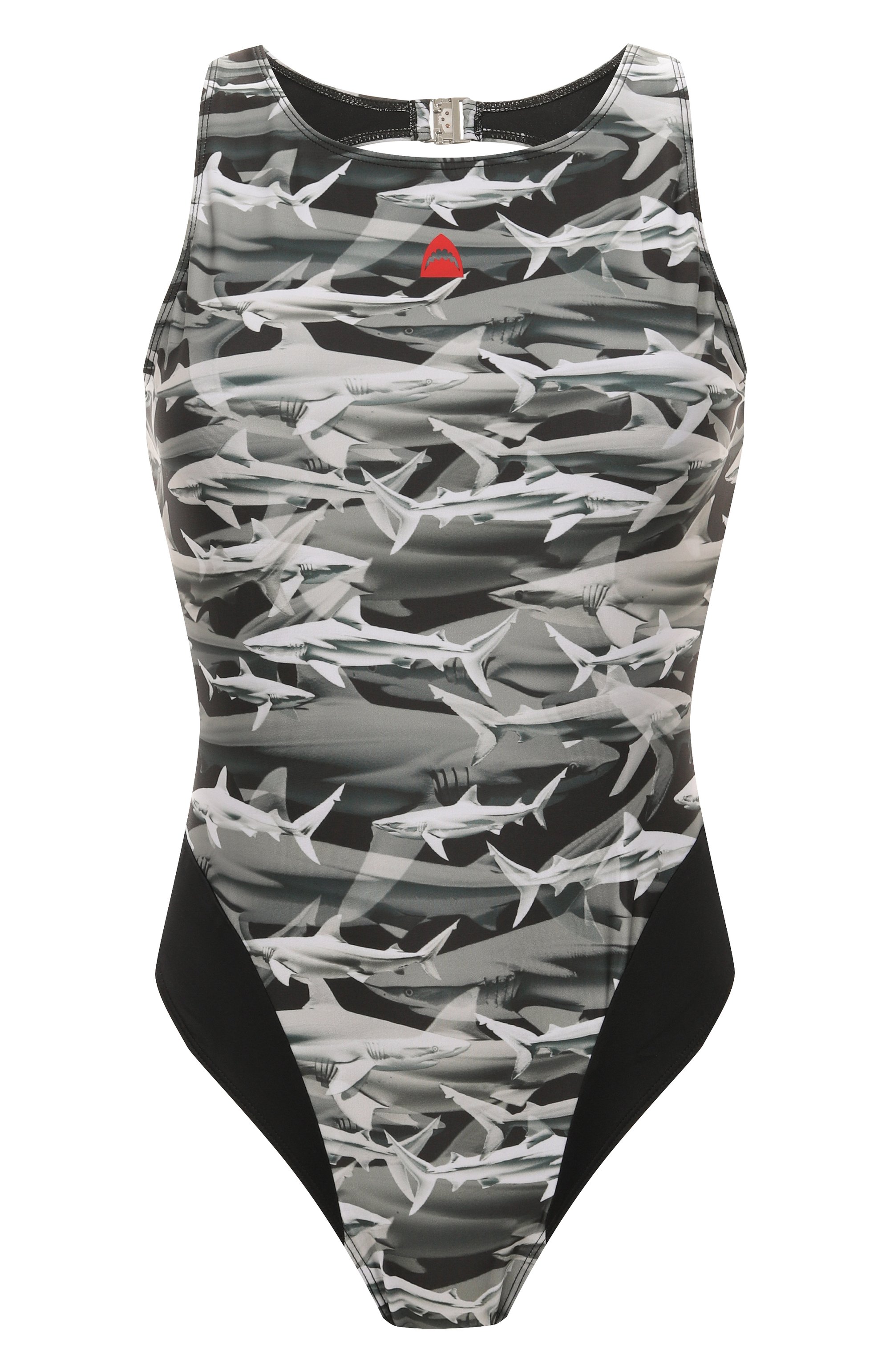 Слитный купальник LET`S SWIM серого цвета по цене 26950 руб., арт. LS/W_011_SS, фото 1 Слитный купальник LET`S SWIM, арт. LS/W_011_SS, фото 1