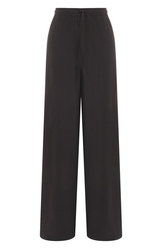 Брюки изо льна и вискозы EDOMO T006118SS25 Чёрный T006118SS25