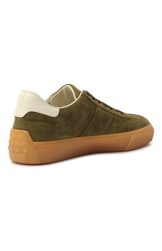 Замшевые кеды Tod’s XXM03E0GC500Q4 Хаки  XXM03E0GC500Q4 Фото 5