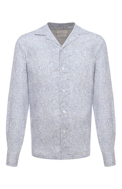 Мужская льняная рубашка BRUNELLO CUCINELLI, арт. MM6550667