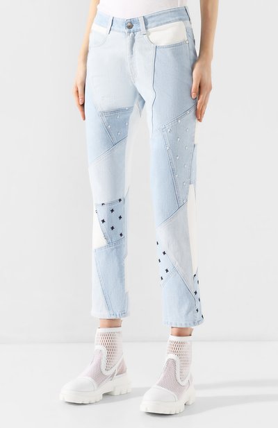 Джинсы STELLA MCCARTNEY голубого цвета по цене 59150 руб., арт. 372773/SNH82, фото 3 Джинсы STELLA MCCARTNEY, арт. 372773/SNH82, фото 3