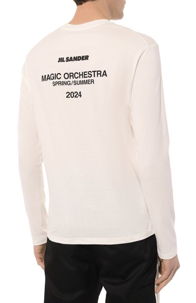 Хлопковый лонгслив JIL SANDER, арт. J22GC0172/J46219, фото 4
