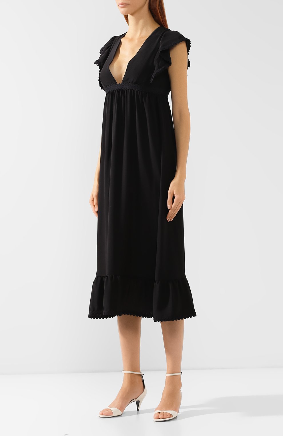 Шелковое платье REDVALENTINO, арт. SR3VAF60/23H, фото 3