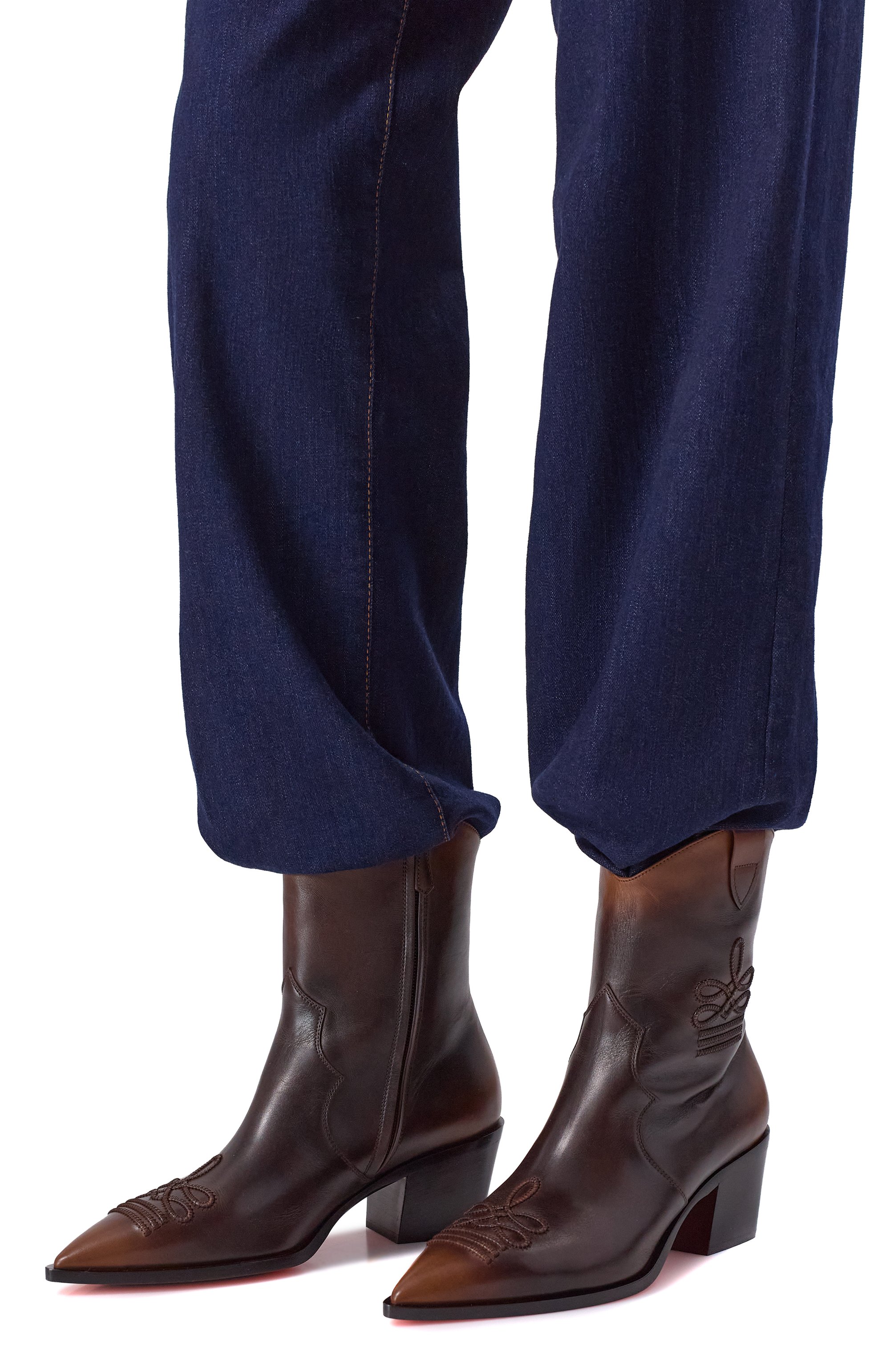 Кожаные ботильоны SANTONI, арт. WT0G71985BJ2S0WF, фото 2