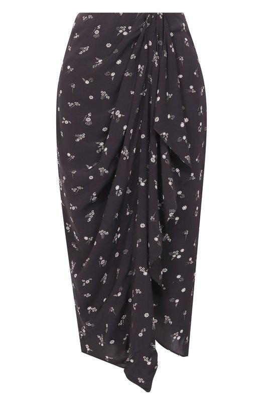 Юбка из вискозы Isabel Marant Etoile JU0313FA Чёрный JU0313FA