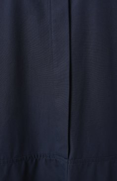Женское хлопковое платье JIL SANDER темно-синего цвета, арт. J04CT0005-J45002 | Фото 6 (Драгоценные камни: Проставлено; Материал сплава: Проставлено; Длина Ж (юбки, платья, шорты): Миди; Рукава: Длинные; Стили: Минимализм; Случай: Повседневный; Женское Кросс-КТ: Платье-одежда; Материал внешний: Хлопок)