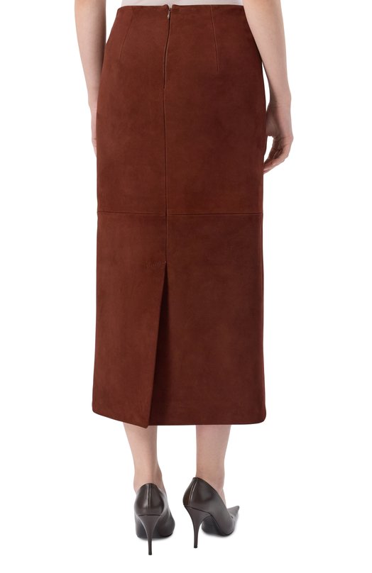 Замшевая юбка Bats BS_X_101 Коричневый  BS_X_101 Фото 4