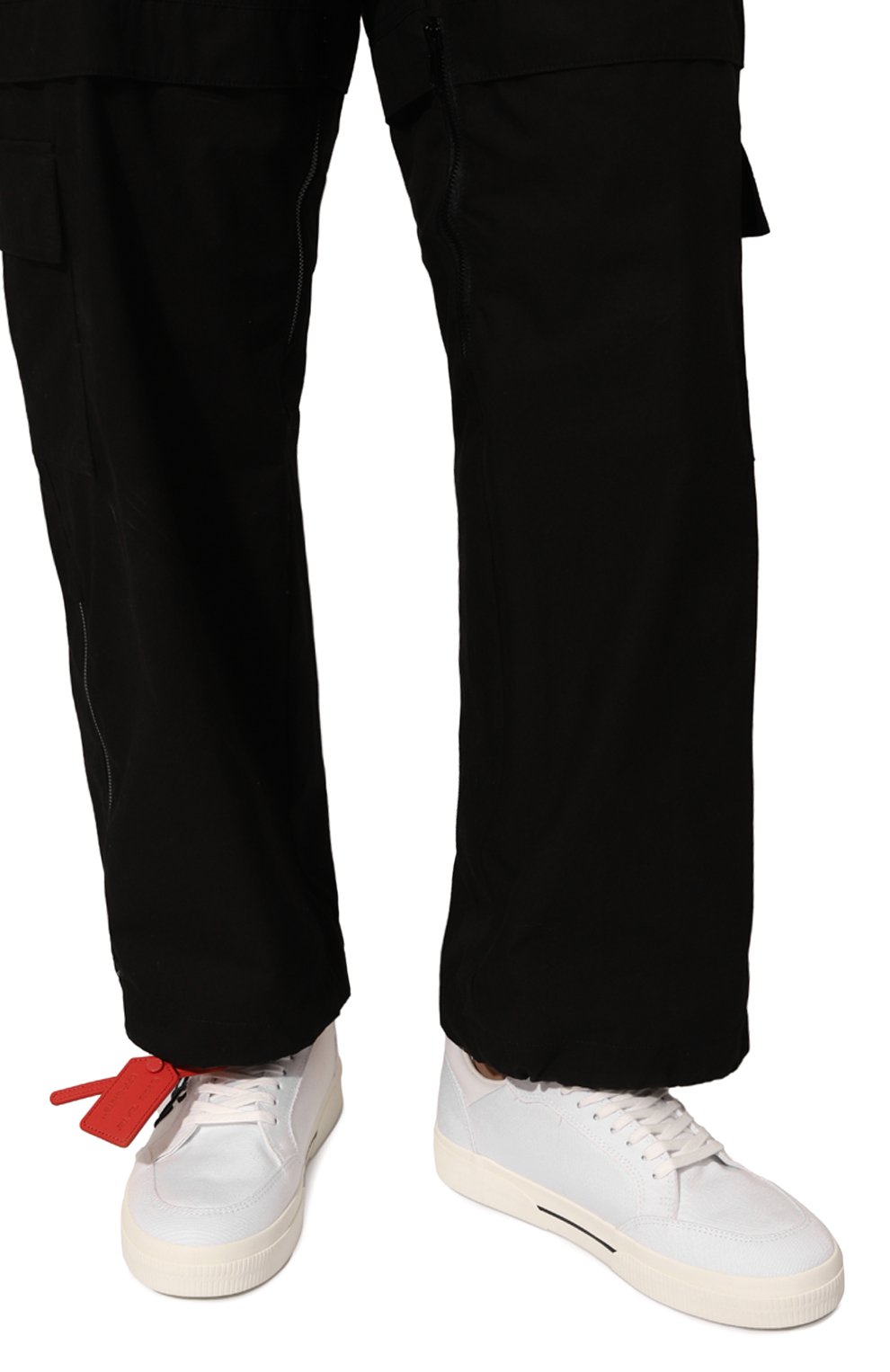 Текстильные кеды new vulcanized OFF-WHITE, арт. 0MIA293C99FAB001, фото 3