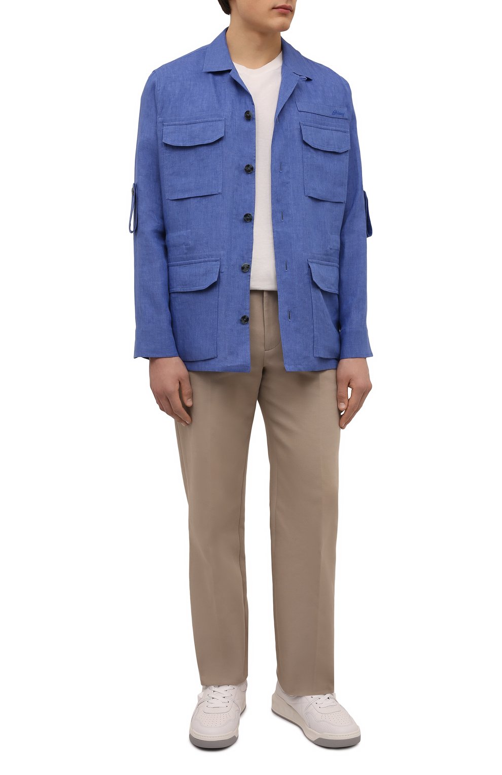 Льняная куртка-рубашка BRIONI, арт. SLS90L/P9111, фото 2