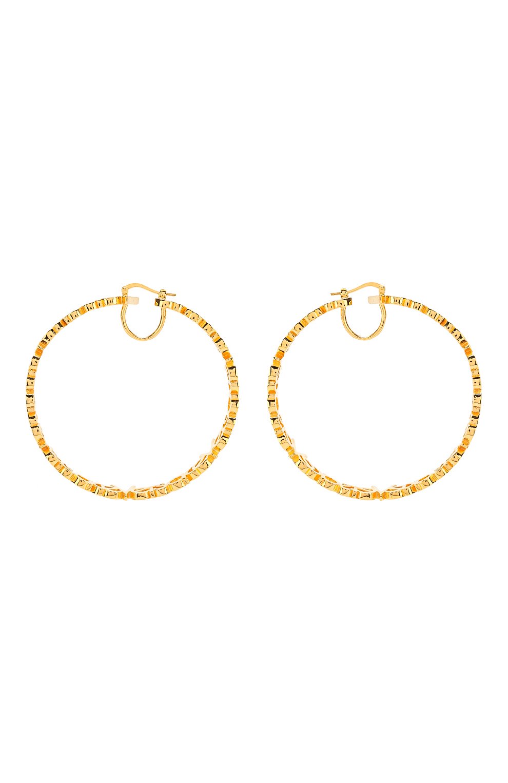 Серьги tribute VERSACE золотого цвета по цене 55850 руб., арт. DG2G525/DJMT, фото 3 Серьги tribute VERSACE, арт. DG2G525/DJMT, фото 3