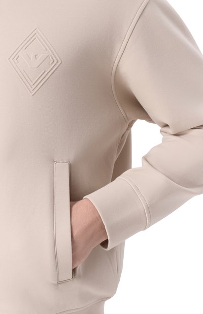 Хлопковая толстовка EMPORIO ARMANI, арт. EM001122/AF10013, фото 5