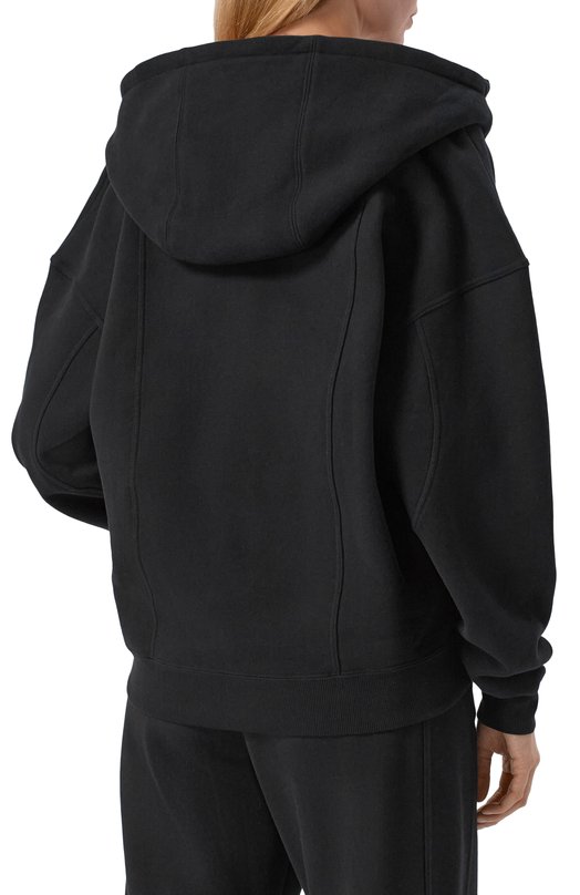 Хлопковый анорак Saint Laurent 802133/Y36SW Чёрный  802133/Y36SW Фото 4