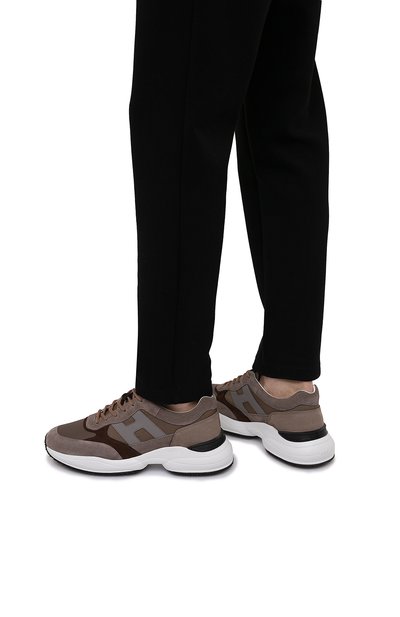 Комбинированные кроссовки HOGAN, арт. HXM5450DN90R1P, фото 3